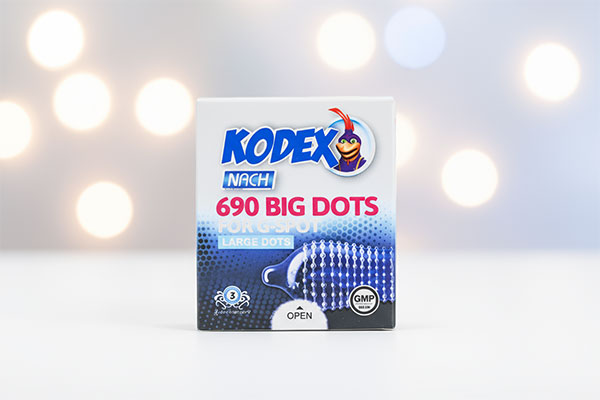 بسته‌بندی کاندوم بیگ داتس کدکس 3 عددی