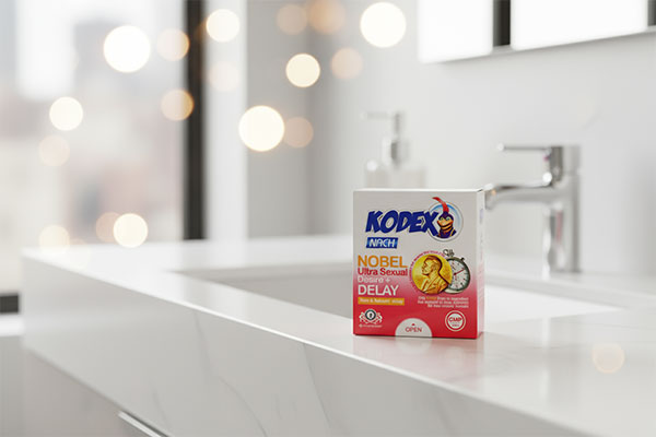 بسته‌بندی کاندوم تاخیری نوبل کدکس 3 عددی
