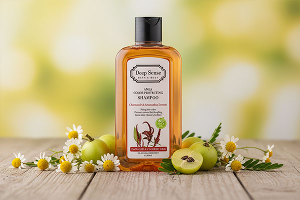 شامپو مخصوص موهای رنگ شده دیپ سنس با مواد طبیعی
