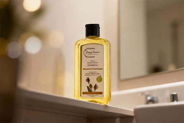 شامپو روزانه موی معمولی دیپ سنس روی قفسه حمام