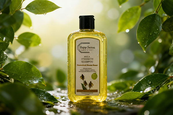 شامپو روزانه موی معمولی دیپ سنس روی قفسه حمام