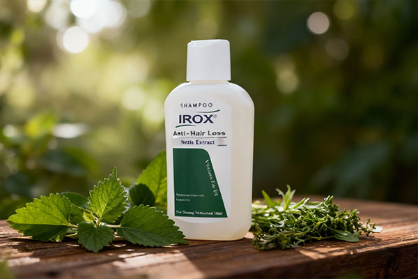 شامپو گزنه ایروکس با عناصر طبیعی