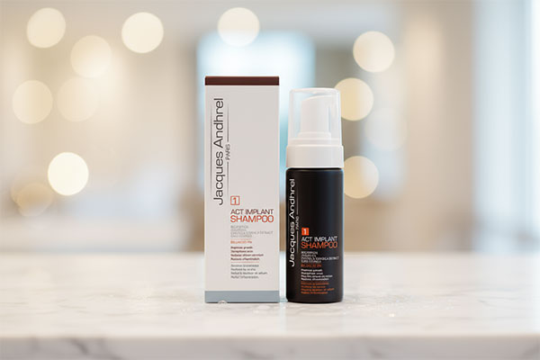 شامپو کاشت مو ژاک آندرل برای موهای کاشته شده