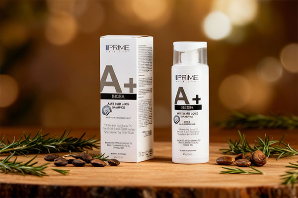 شامپو A+ پریم همراه با مواد طبیعی تقویتکننده مو