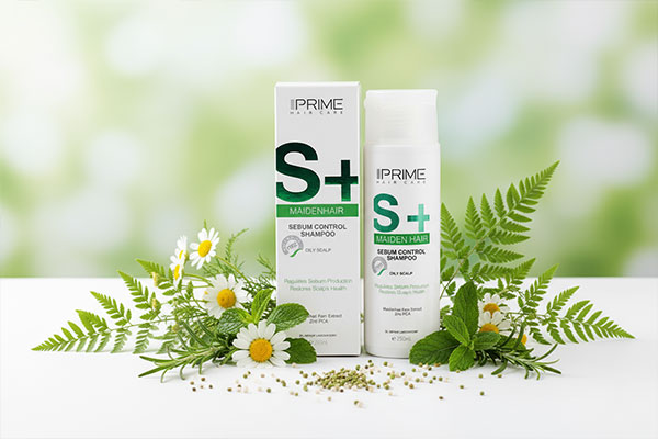 شامپو S+ پریم با ترکیبات گیاهی طبیعی