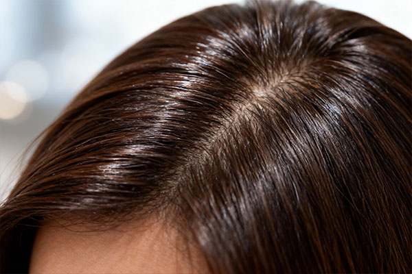 نتیجه استفاده از شامپو فوم موهای پیوندی پالمینکس اویدرم برای تقویت مو