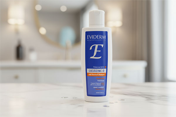 شامپو ضد شوره سیکلوزینک دی اویدرم برای موهای خشک