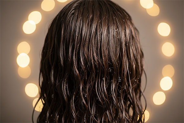 موهای سالم و براق پس از استفاده از شامپو ضد ریزش دئودراگ