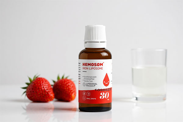 تصویر بطری قطره آهن هموزوم وندا فارمد با طعم توتفرنگی