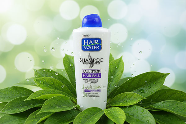 شامپو ضد ریزش هیر واتر کامان با عناصر طبیعی