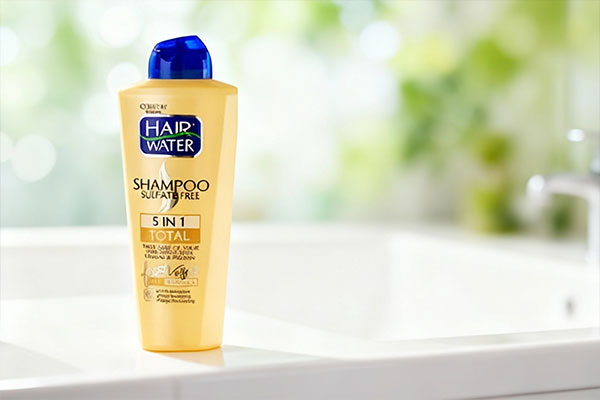 شامپو مغذی 5 در 1 بدون سولفات هیر واتر با مواد طبیعی
