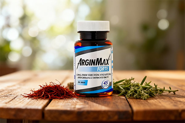 کپسول آرژین مکس فورته با مواد طبیعی مانند زعفران
