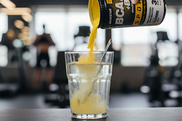 پودر بی سی ای ای + ب6 الکترولیت ژن استار در حال حل شدن در آب