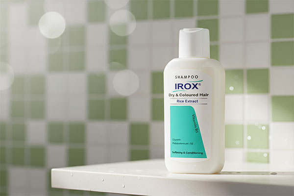 شامپو سبوس برنج ایروکس برای موهای خشک و رنگ شده