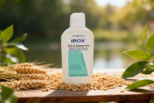 شامپو موهای چرب جوانه گندم ایروکس با ترکیبات گیاهی