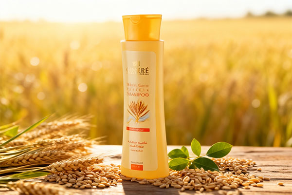 شامپو جوانه گندم سینره با مواد طبیعی