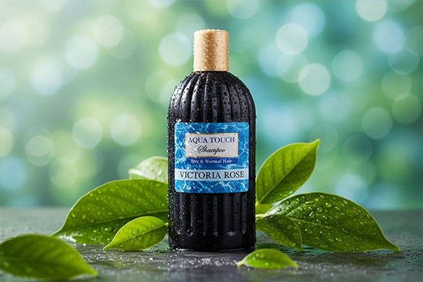شامپو آکوا تاچ ویکتوریا رز با عناصر طبیعی و آب