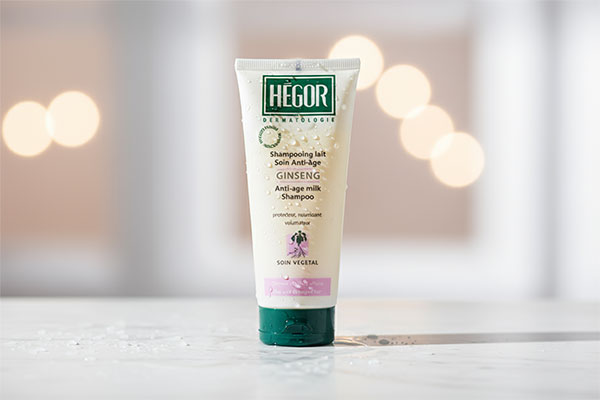 شامپو آنتی ایج جینسینگ هگور برای جوانسازی مو