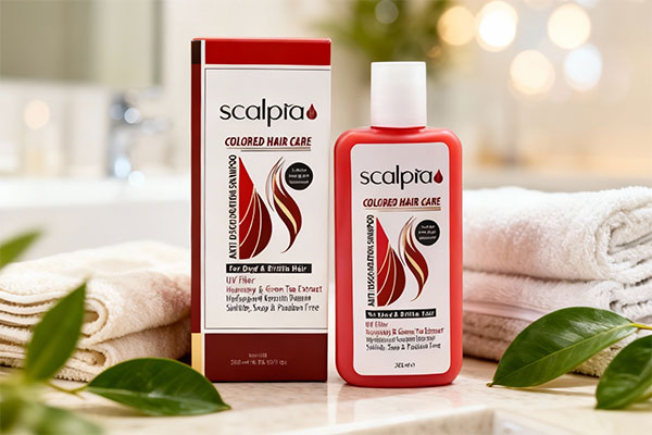 شامپو موهای رنگ شده اسکالپیا برای تقویت و محافظت از مو