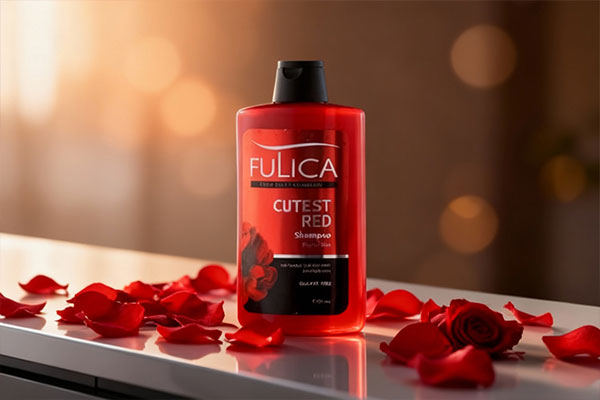 شامپو محافظ مو قرمز فولیکا با گلبرگهای رز