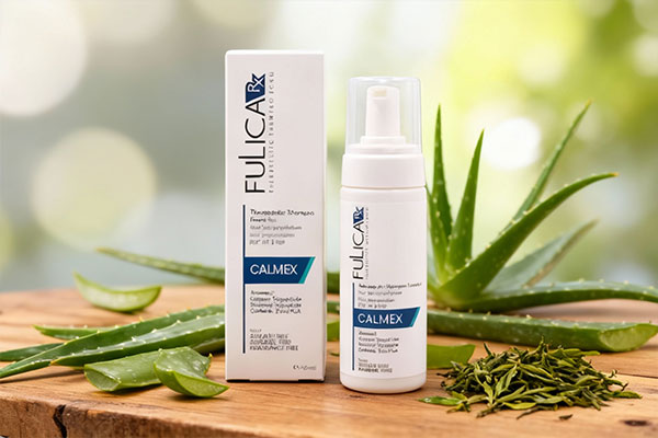 شامپو کالمکس فولیکا با ترکیبات طبیعی آلوئه ورا و چای سبز