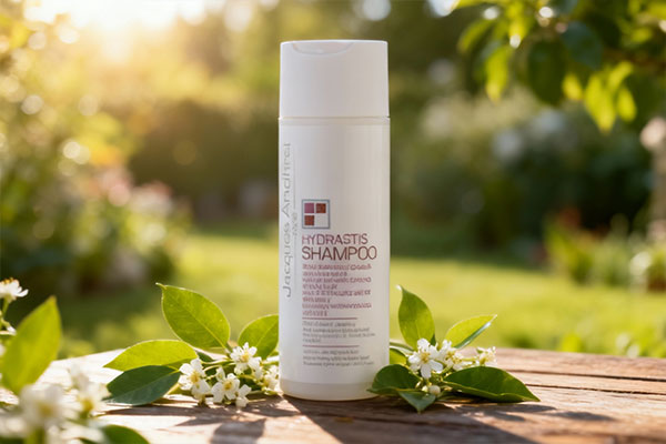 شامپو ژاک آندرل برای موهای خشک در کنار عناصر طبیعی