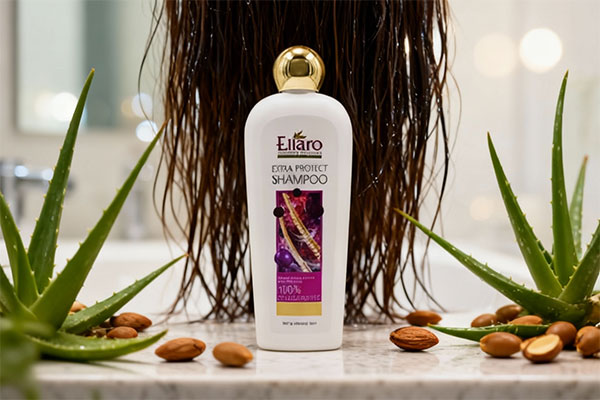 شامپو موهای خشک و رنگ شده اکسترا پروتکت الارو با ترکیبات طبیعی