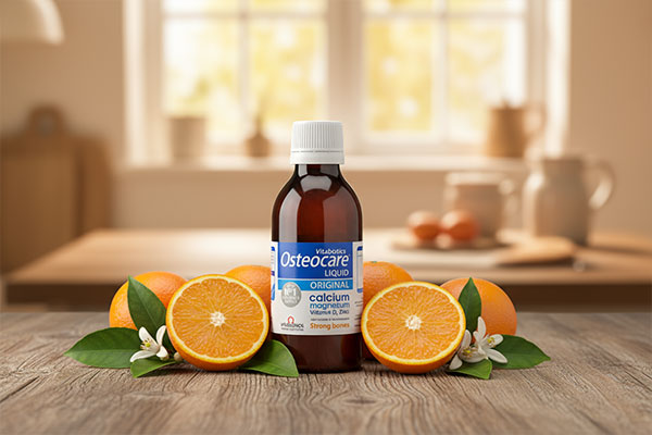 شربت Osteocare با طعم پرتقال برای کودکان و بزرگسالان