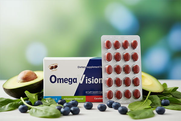 مکمل امگا ویژن دانا برای تقویت بینایی