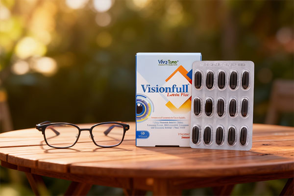 ویژن فول لوتئین پلاس ویواتیون و عینک برای تقویت بینایی
