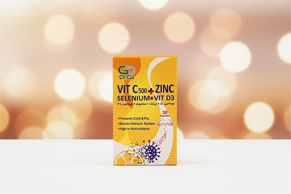 کپسول ویتامین ث زینک سلنیوم و ویتامین د3 دکتر گیل برای تقویت سیستم ایمنی