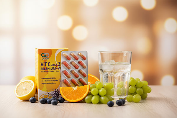 مکمل Vit C500+Zinc+Selenium+Vit D3 برای سلامت پوست و استخوان