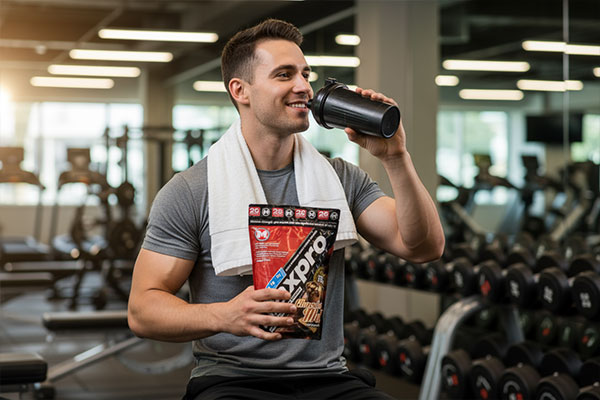 تهیه شیک پروتئین با پودر مکس پرو الیت