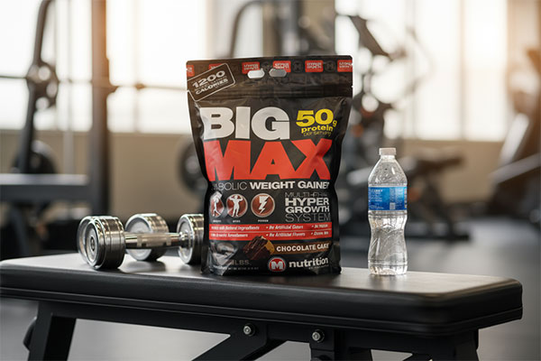 پودر بیگ مکس ماسل نوتریشن در محیط باشگاه بدنسازی