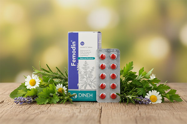 قرص فمودین دینه با ترکیبات گیاهی ویتکس