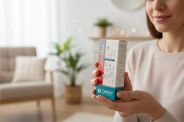 تصویر قرص میگرادین دینه برای تسکین میگرن