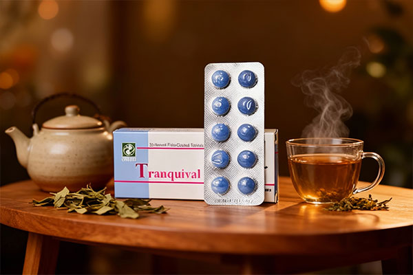 قرص ترانکی وال دینه کنار چای گیاهی آرامبخش