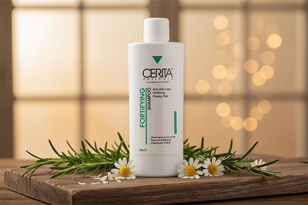 شامپو سریتا برای موهای چرب با مواد گیاهی طبیعی