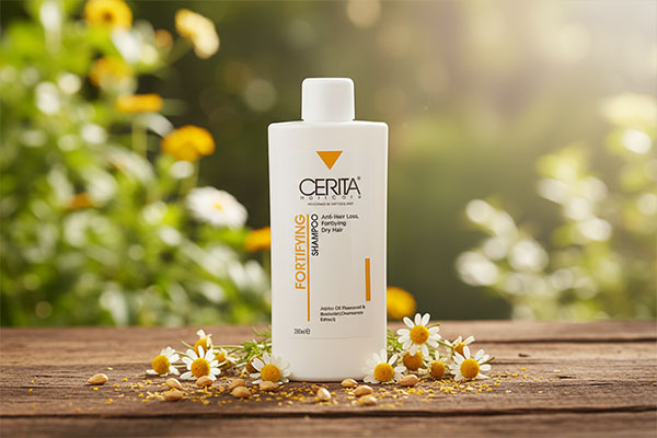 شامپو تقویت کننده موهای خشک سریتا با مواد طبیعی