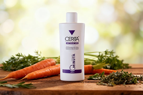 شامپو ضد ریزش مینوتا سریتا با ترکیبات گیاهی
