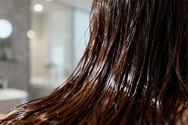 موهای سالم و براق پس از استفاده از شامپو سریتا برای موهای کاشته شده