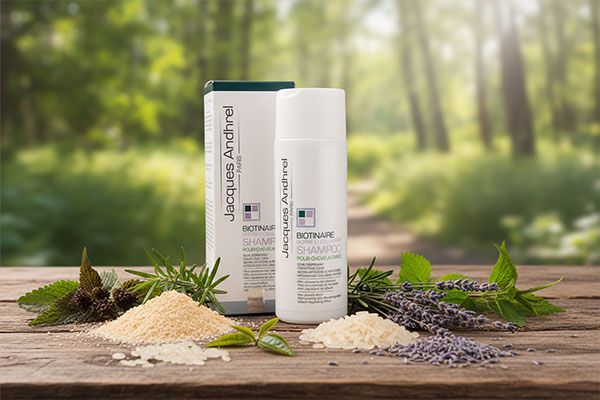 شامپو بیوتین ژاک آندرل همراه با مواد طبیعی برای موهای چرب