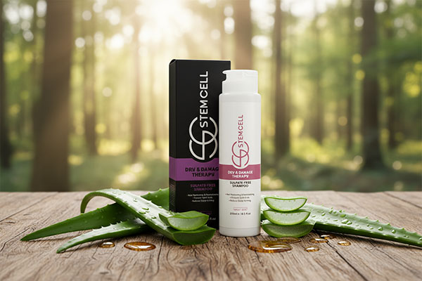 شامپو موهای خشک و آسیب دیده استم سل با ترکیبات گیاهی