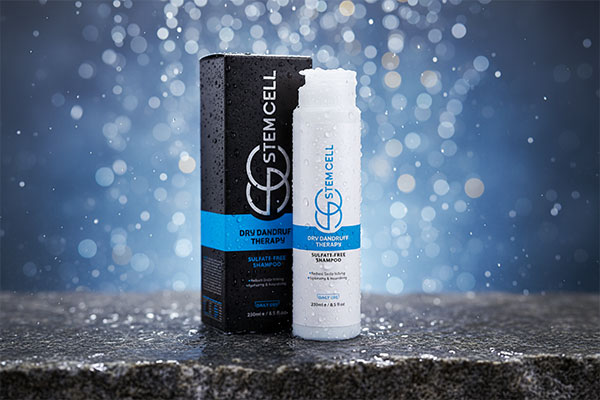 شامپو ضد شوره پوست خشک استم سل با ظاهری تازه و مرطوب