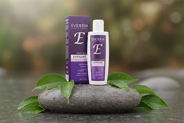 شامپو حجم دهنده مو اویدرم با عناصر طبیعی