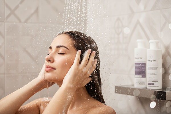 شستشوی مو با شامپو دابل افکت مارگریت برای تقویت و رفع شوره