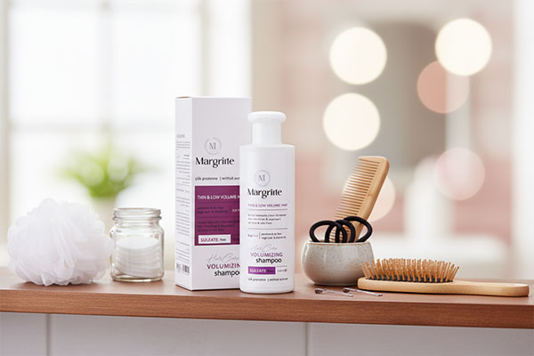 شامپو حجم دهنده مارگریت مناسب برای موهای نازک