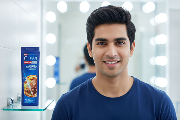 شامپو ضد ریزش و ضد شوره کلیر برای تقویت موهای آقایان