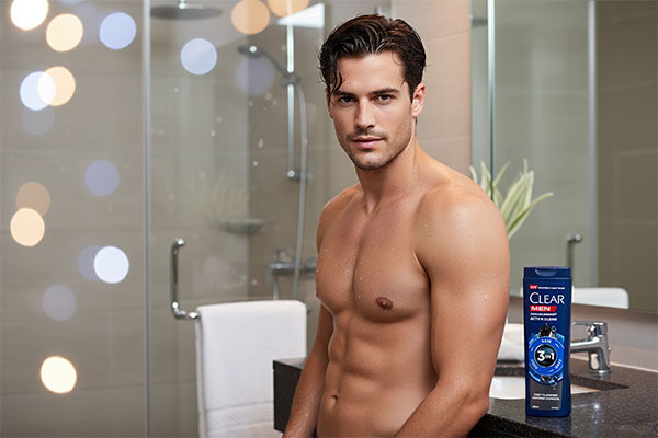 شامپو ضد شوره زغالی 3 در 1 کلیر برای آقایان