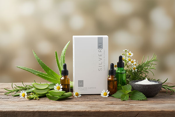 شامپو تقویت‌کننده سیلورال همراه با عناصر طبیعی مراقبت از مو